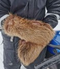 Scootervotter av beverskinn/lammeskinn thumbnail
