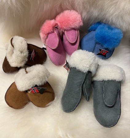 Lammeskinnsvotter Barn